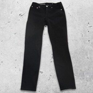 J.Crew Toothpick Jeans Skinny Fit Five-Pocket Styling Stretch‎ Denim Black W 25P